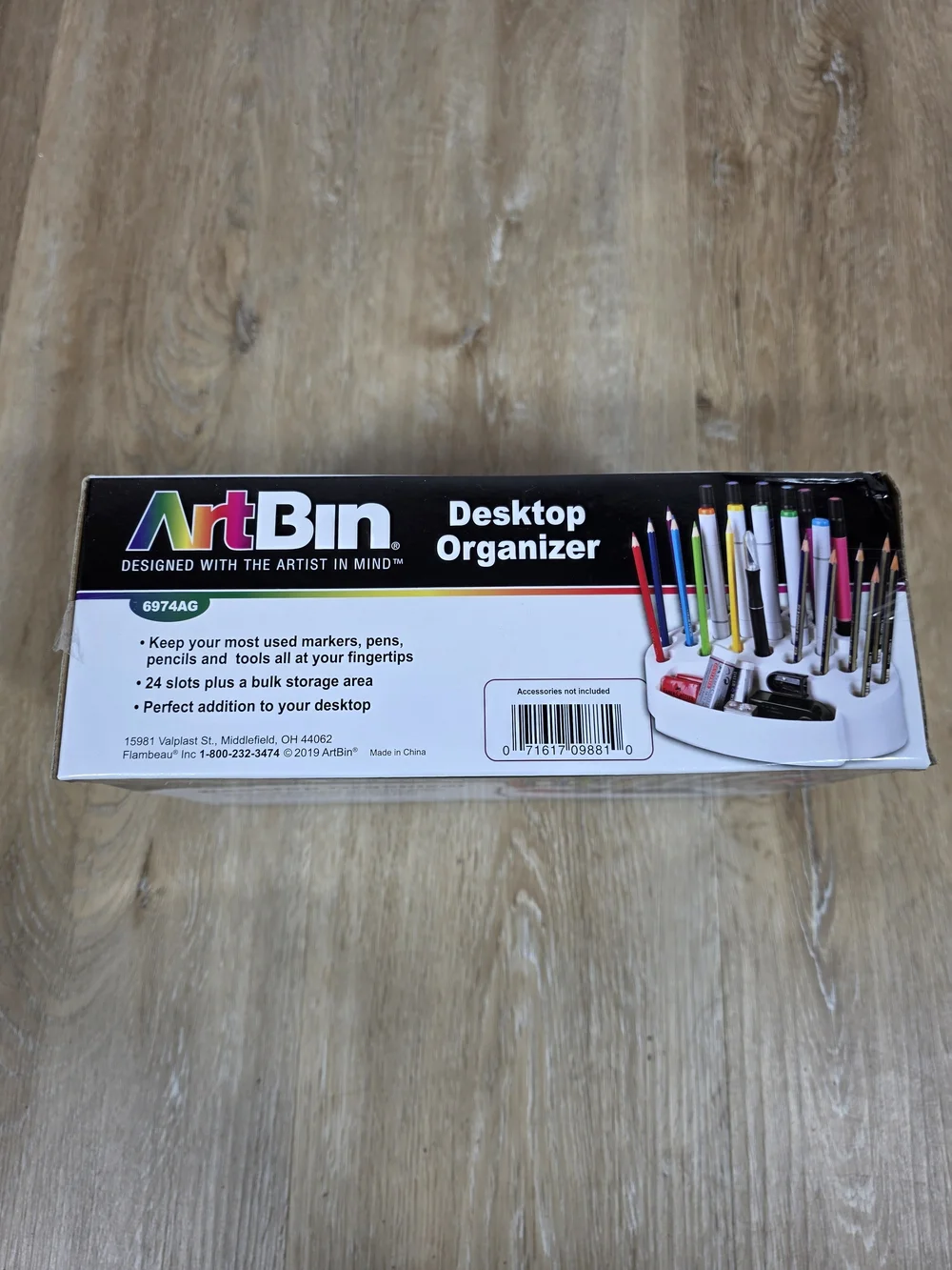 🆕️ArtBin White Desktop Organizer
